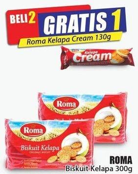 Promo Harga ROMA Biskuit Kelapa per 2 pouch 300 gr - Hari Hari