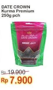 Promo Harga Date Crown Kurma Premium Khenaizi 250 gr - Indomaret