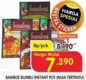 Promo Harga BAMBOE Bumbu Instant  - Superindo