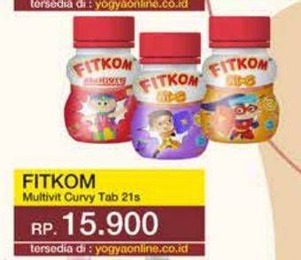 Promo Harga Fitkom Vitamin Anak Tablet 21 pcs - Yogya