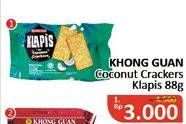 Promo Harga KHONG GUAN Klapis Coconut Crackers 88 gr - Alfamidi