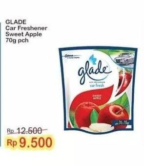 Promo Harga Glade Car Fresh Sweet Apple 85 gr - Indomaret