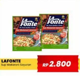 Promo Harga La Fonte Sup Makaroni Sayuran 40 gr - Yogya