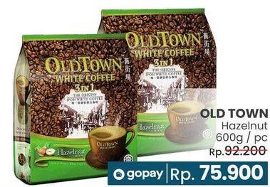 Promo Harga Old Town White Coffee Hazelnut 600 gr - LotteMart