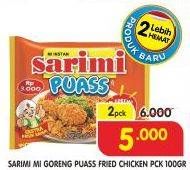 Promo Harga SARIMI Mi Instan Puass Fried Chicken per 2 pcs 100 gr - Superindo