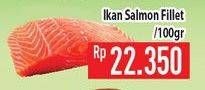 Promo Harga Salmon Fillet per 100 gr - Hypermart