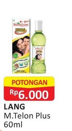 Promo Harga CAP LANG Minyak Telon Lang Plus 60 ml - Alfamart