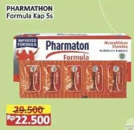 Promo Harga Pharmaton Formula Multivitamin Tablet 5 pcs - Alfamart