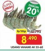 Promo Harga Udang Vanamae AK 55-60 per 100 gr - Superindo