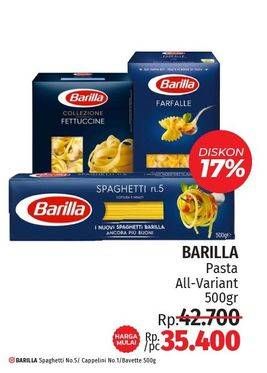 Promo Harga Barilla Pasta  - LotteMart