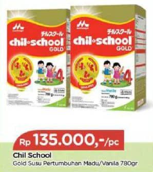 Promo Harga Morinaga Chil School Gold Madu, Vanila 800 gr - TIP TOP