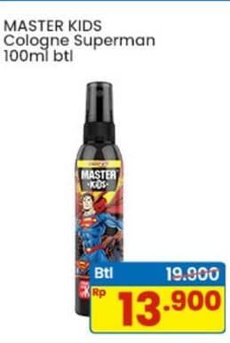 Promo Harga Master Kids Spray Cologne Superman 100 ml - Indomaret