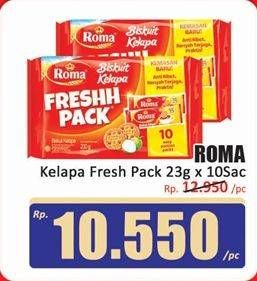Promo Harga Roma Freshh Pack per 10 pcs 23 gr - Hari Hari