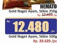 Promo Harga Hemato Gold Nugget Ayam, Stikie 500 gr - Hari Hari
