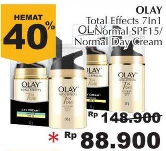 Promo Harga OLAY Total Effects 7 in 1 Anti Ageing Day Cream Day Cream, Normal  - Giant
