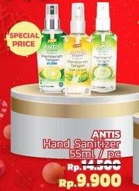 Promo Harga ANTIS Hand Sanitizer 55 ml - LotteMart
