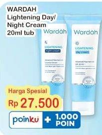Promo Harga Wardah Lightening Night/Dy Cream  - Indomaret