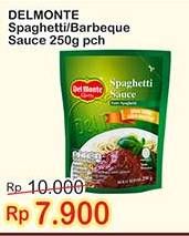 Promo Harga Del Monte Cooking Sauce Barbeque, Spaghetti 250 gr - Indomaret