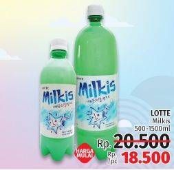 Promo Harga Milkis 500-1500ml  - LotteMart