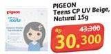 Promo Harga Pigeon Teens Compact Powder Natural, Beige 14 gr - Alfamidi