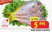 Promo Harga Ikan Ekor Kuning per 100 gr - Superindo