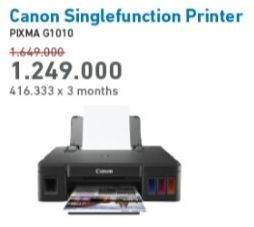 Promo Harga PIXMA Printer G1010  - Electronic City