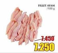 Promo Harga Ayam Fillet per 100 gr - Giant