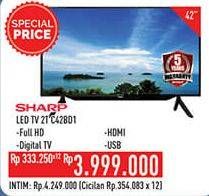 Promo Harga SHARP 2T-C42BD1i | LED TV 42"  - Hypermart