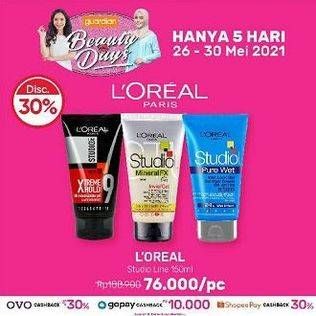 Promo Harga LOREAL Studio Line Hair Gel 150 ml - Guardian