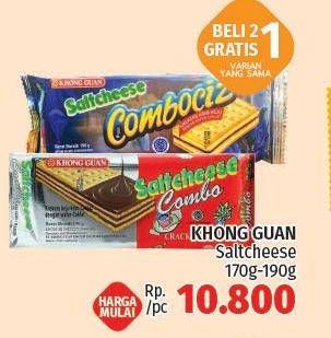 Promo Harga KHONG GUAN Saltcheese 190 gr - LotteMart