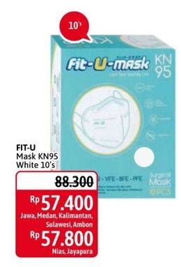Promo Harga FIT-U-MASK Masker KN95 10 pcs - Alfamidi