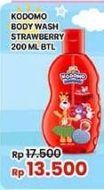Promo Harga Kodomo Body Wash Gel Strawberry 200 ml - Indomaret