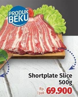 Promo Harga Beef Short Plate Slice 500 gr - Lotte Grosir
