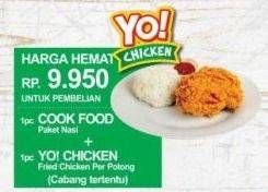 Promo Harga Harga HEmat : Nasi + Yo! Chicken  - Yogya