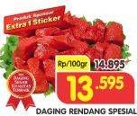 Promo Harga Daging Rendang Sapi Spesial per 100 gr - Superindo