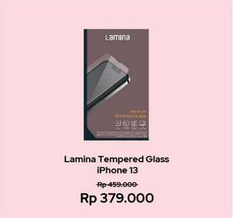 Promo Harga LAMINA Premium Tempered Glass Iphone 13  - Erafone