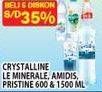 Promo Harga CRYSTALLINE/LE MINERALE/AMIDIS/PRISTINE Air Mineral  - Hypermart
