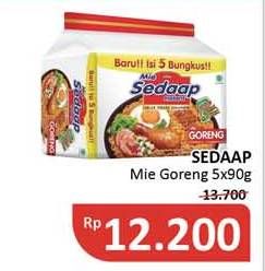 Promo Harga SEDAAP Mie Goreng Original per 5 pcs 90 gr - Alfamidi