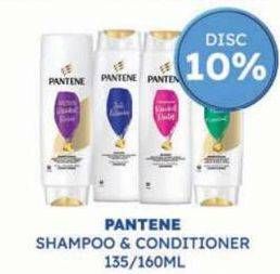 Promo Harga PANTENE Shampoo/ Conditioner 135/160ml  - Guardian