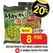Promo Harga MAYASI Peanut Kacang Jepang Lombok Hijau, Sambal Matah 65 gr - Superindo