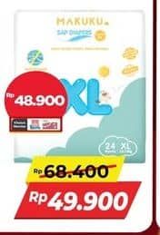 Promo Harga Makuku Comfort Fit Diapers Pants XL24 24 pcs - Alfamart