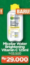 Promo Harga GARNIER Micellar Water Vitamin C 125 ml - Alfamart