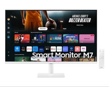 Promo Harga Samsung LS32DM701UEXXD 32 inch Smart Monitor M7 M701D UHD  - Samsung