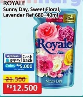 Promo Harga So Klin Royale Parfum Collection Sunny Day, Sweet Floral, Lavender Vanilla 720 ml - Alfamart