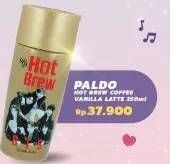 Promo Harga PALDO Drink Coffee Hot Brew Vanilla Latte 270 ml - LotteMart