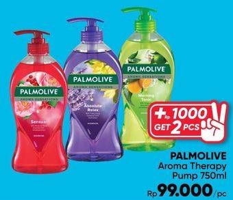 Promo Harga Palmolive Shower Gel Aroma Therapy Absolute Relax, Aroma Therapy Morning Tonic, Aroma Therapy Sensual 750 ml - Guardian