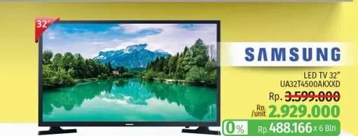 Promo Harga SAMSUNG UA32T4500 | Smart TV 32"  - LotteMart