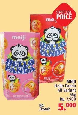 Promo Harga MEIJI HELLO PANDA Biscuit All Variants 45 gr - LotteMart