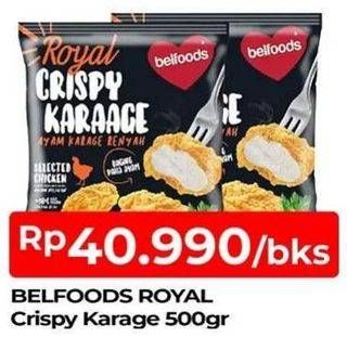 Promo Harga BELFOODS Royal Nugget Crispy Karaage 500 gr - TIP TOP