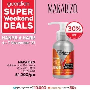 Promo Harga MAKARIZO Hair Recovery Vitamax 50 ml - Guardian